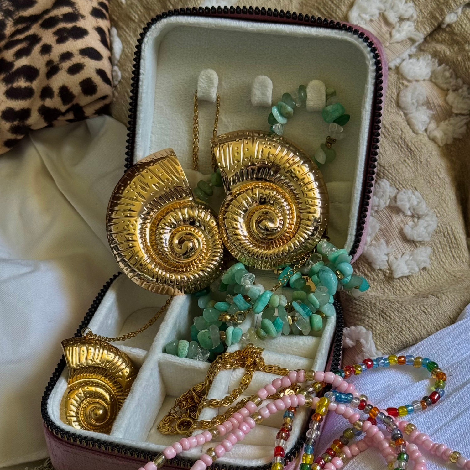 Boite à bijoux de voyage